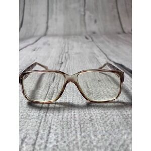 Kenmark Vintage Gallery Chief Eyeglasses Unisex Grey Amber Oversized Retro